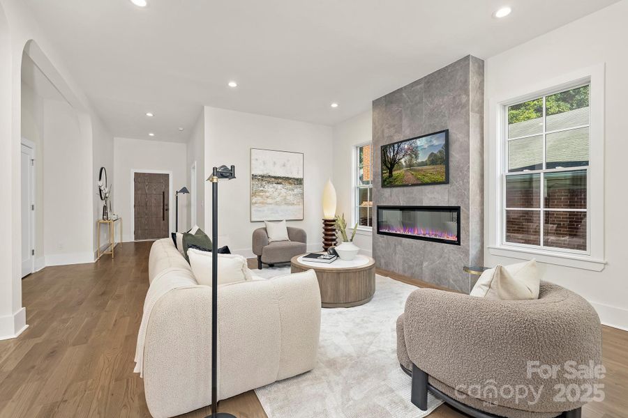 Furnished interior view inside a new home in , Charlotte (Image 12).