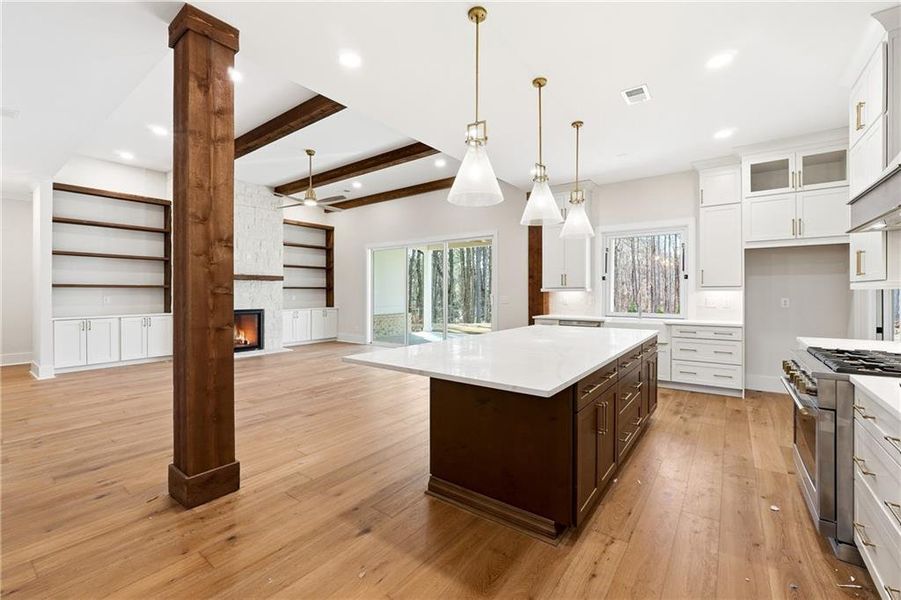 Furnished interior view inside a new home in , Marietta (Image 6).