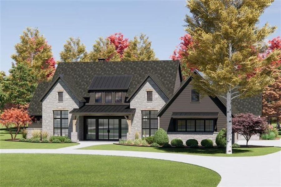 Front exterior of a new home in , Rome, GA, highlighting curb appeal (Image 11).