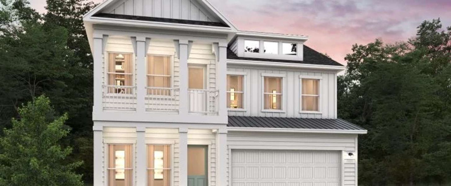 Representative exterior photo of a completed home built from the Palermo - Waterway by Ashton Woods in Blue Heron Retreat, Little River, SC (Image 16).