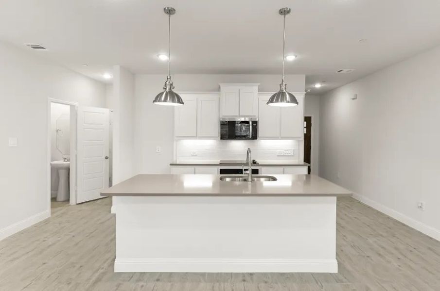 Front exterior of a new home in Sereno Oaks at Buckner Terrace, Dallas, TX, highlighting curb appeal (Image 5).