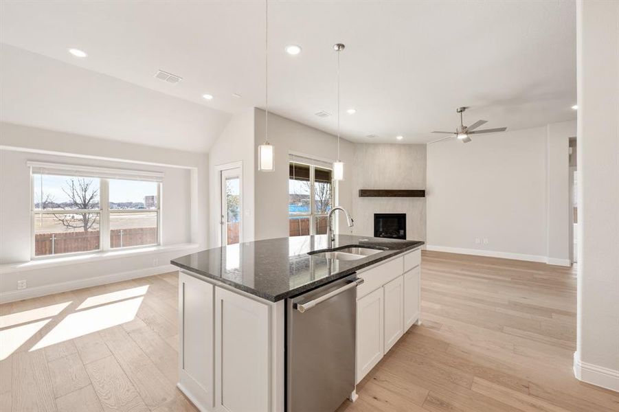 Furnished interior view inside a new home in Triple Diamond Ranch, Mansfield (Image 10).
