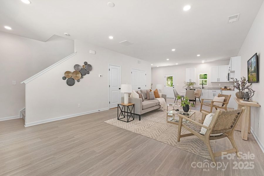 Furnished interior view inside a new home in , Bessemer City (Image 5). Furnished interior view inside a new home in , Bessemer City (Image 5).