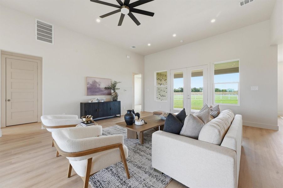 Furnished interior view inside a new home in , Sealy (Image 14). Furnished interior view inside a new home in , Sealy (Image 14).