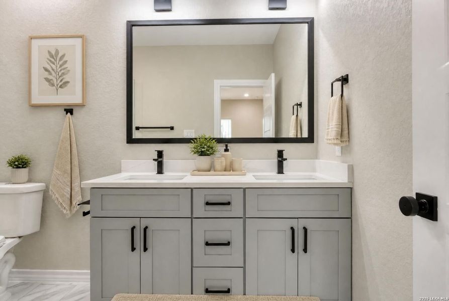Furnished interior view inside a new home in , Kirby (Image 16).