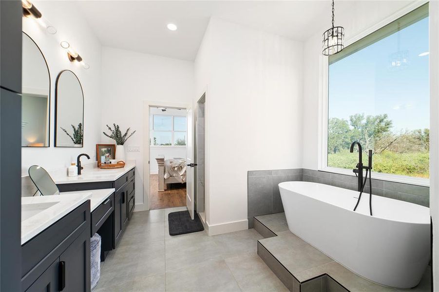 Furnished interior view inside a new home in , Brownwood (Image 19).