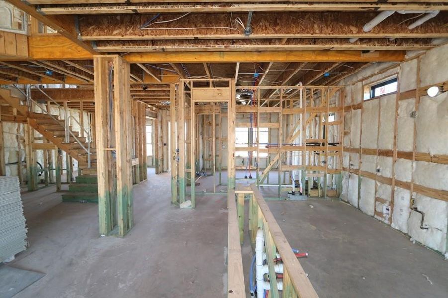 In-progress construction of a new home in Sienna 65' Homesites, Missouri City, TX (Image 5). In-progress construction of a new home in Sienna 65' Homesites, Missouri City, TX (Image 5).