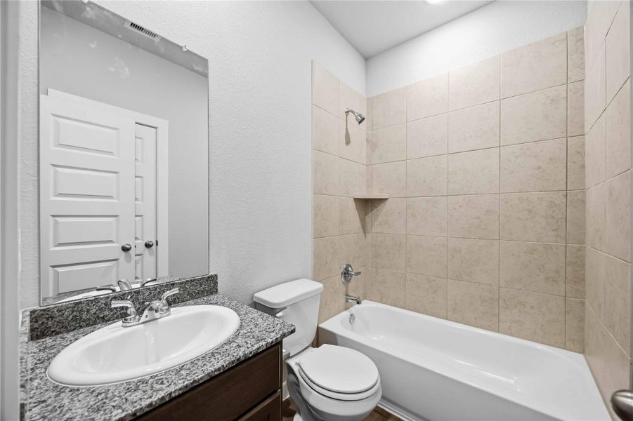 Furnished interior view inside a new home in Barton Place, Cleveland (Image 8).