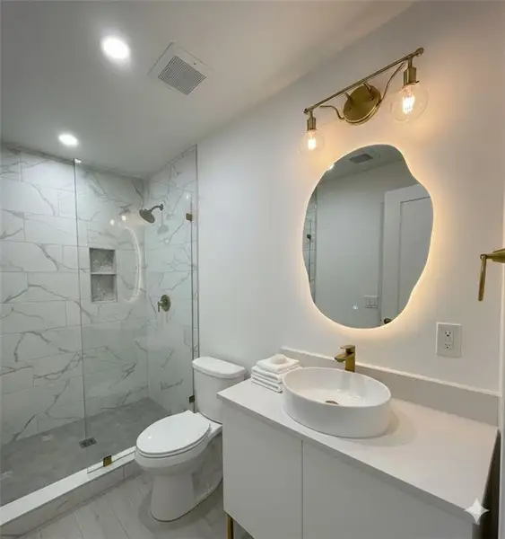 Furnished interior view inside a new home in , Atlanta (Image 3).