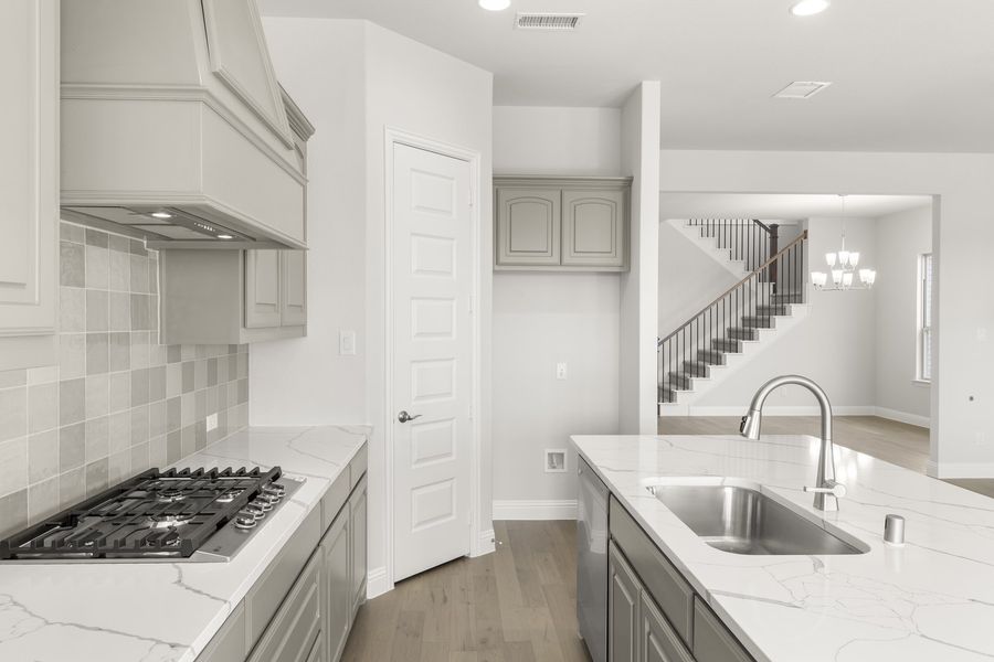 Representative furnished interior of a home built from the Sherman by Windsor Homes in Anna Town Square, Anna (Image 6).