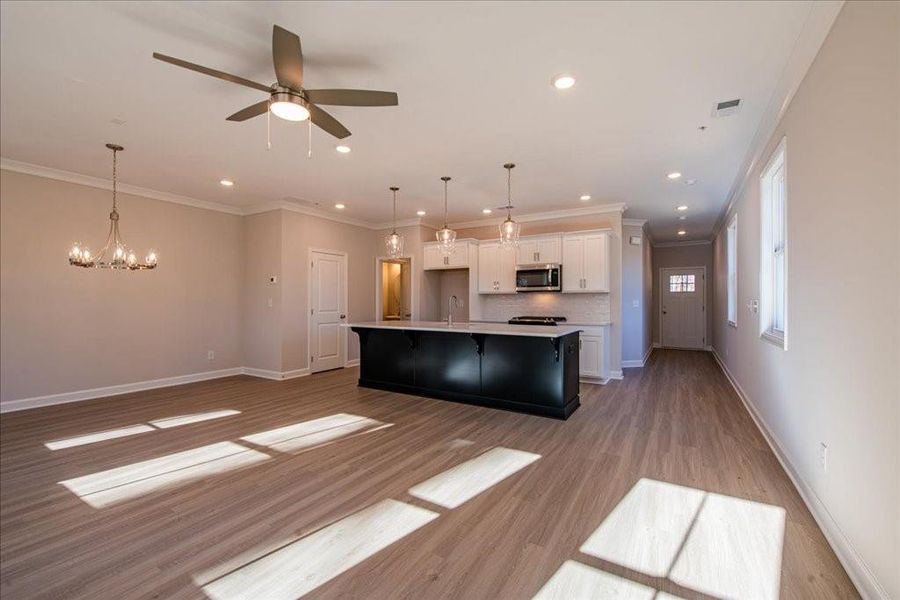 Spacious, unfurnished interior of a new home in Cherokee Township, Acworth (Image 12). Spacious, unfurnished interior of a new home in Cherokee Township, Acworth (Image 12).