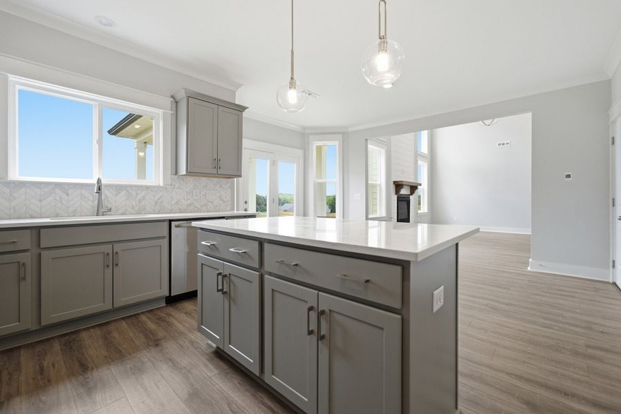Furnished interior view inside a new home in Aden Woods, Fairview (Image 10).