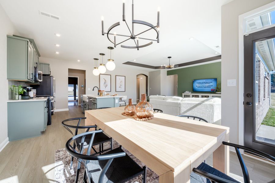Representative furnished interior of a home built from the Magnolia by Fischer Homes in Vista Hills, Louisville (Image 21).