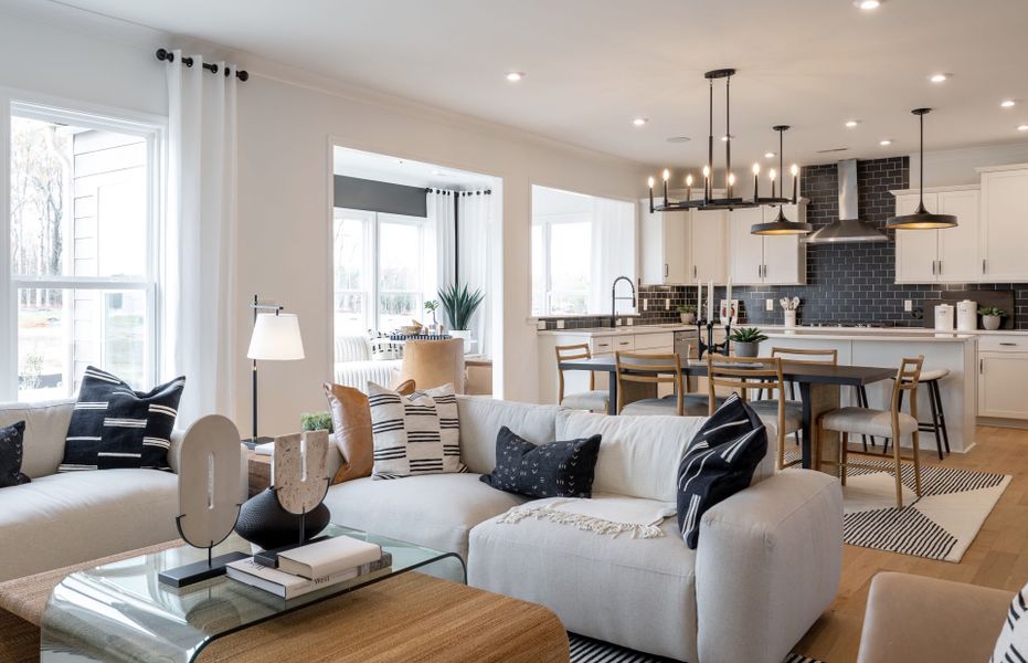 Furnished interior view inside a new home in Forest Creek, Waxhaw (Image 16).