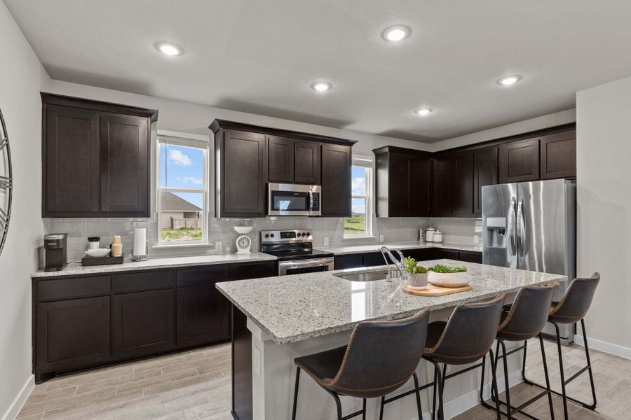 Representative furnished interior of a home built from the The Collin A by Davidson Homes LLC in Hannah Heights, Seguin (Image 6).
