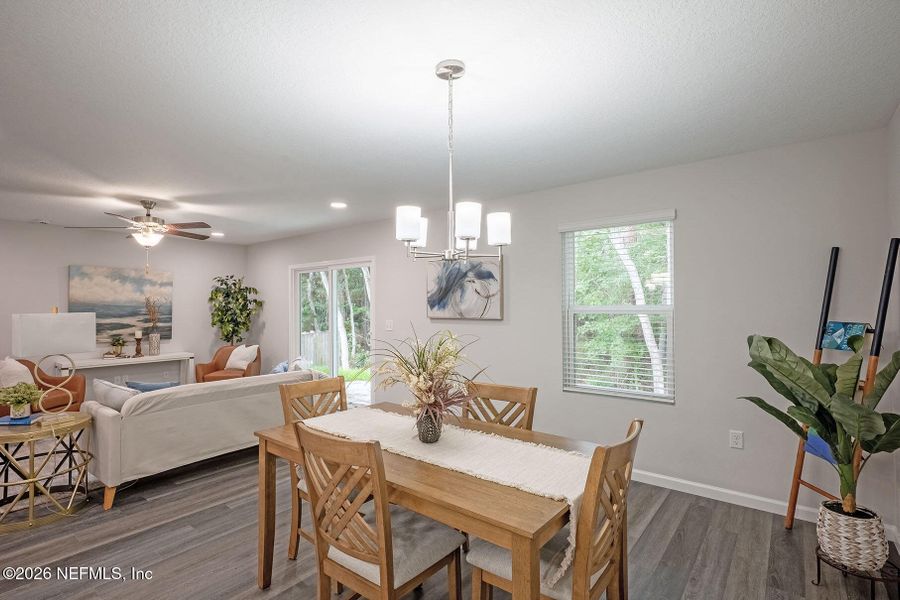 Furnished interior view inside a new home in , Jacksonville (Image 17).