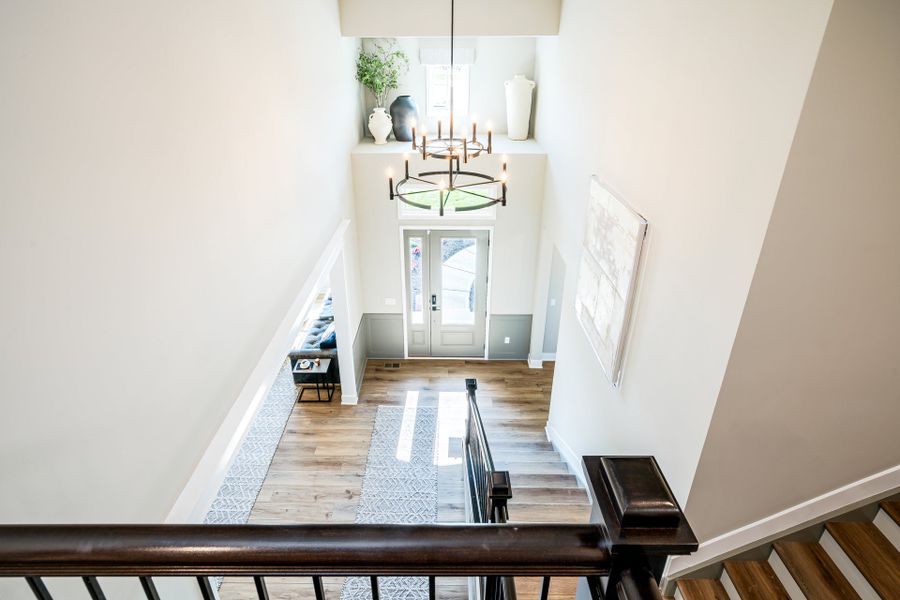 Representative furnished interior of a home built from the Beckett by Fischer Homes in Veranda Manor, Canton (Image 30).