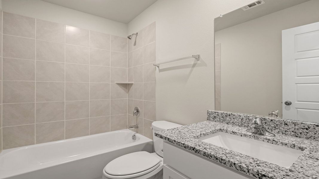 Secondary bathroom