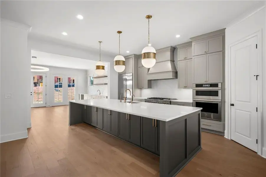 Furnished interior view inside a new home in , Suwanee (Image 13).