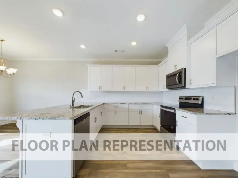 Kitchen and Cafe | The 1807 Plan by Ivey Homes