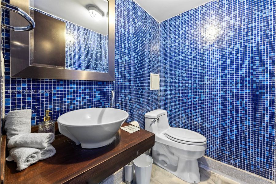 Furnished interior view inside a new home in , Miami (Image 9).