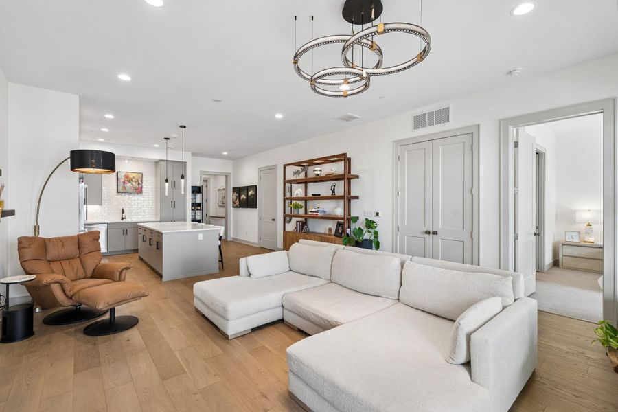 Furnished interior view inside a new home in , Charleston (Image 7).