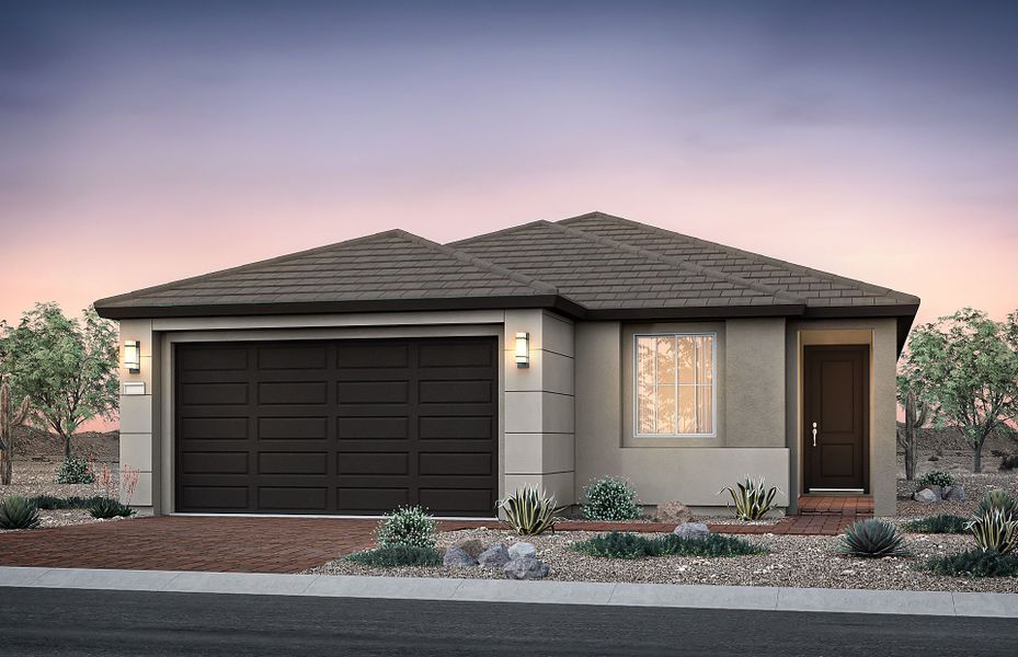 Representative exterior photo of a completed home built from the Farmington by Pulte Homes in Upper Canyon, Phoenix, AZ (Image 1). Representative exterior photo of a completed home built from the Farmington by Pulte Homes in Upper Canyon, Phoenix, AZ (Image 1).