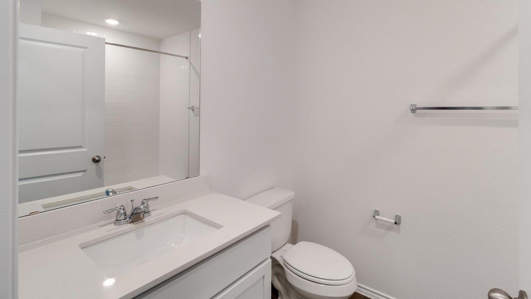 Furnished interior view inside a new home in Valverde, Bastrop (Image 5).