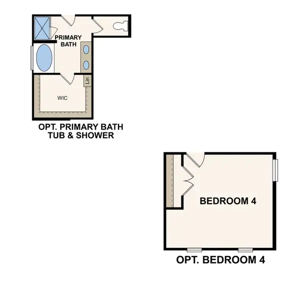 2D floor plan layout for the Meadowlark by Century Communities in Martins Glen, Antioch, TN (Image 4). 2D floor plan layout for the Meadowlark by Century Communities in Martins Glen, Antioch, TN (Image 4).