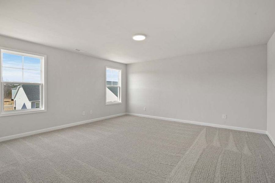 Representative unfurnished interior of a home built from the Camellia by Caviness & Cates Communities in Bartlett Manor, Youngsville (Image 49).