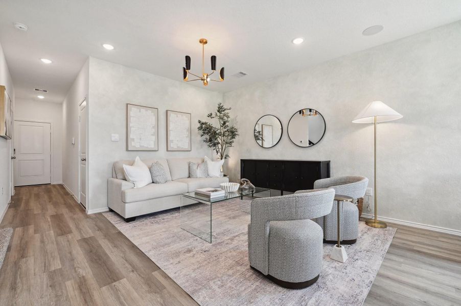 Furnished interior view inside a new home in Legacy Park, Houston (Image 11).