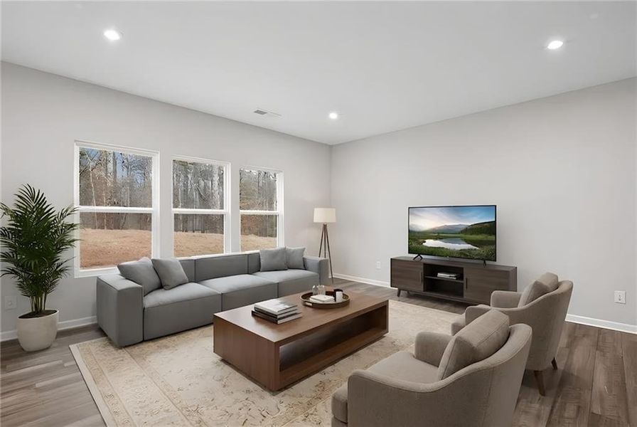Furnished interior view inside a new home in Sage Woods, Dallas (Image 14).