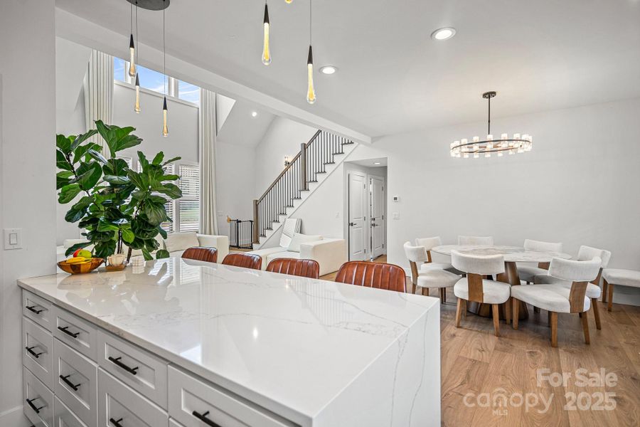 Furnished interior view inside a new home in , Candler (Image 10).