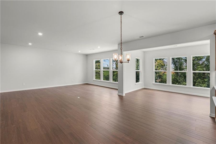 Spacious, unfurnished interior of a new home in Reunion, Flowery Branch (Image 16). Spacious, unfurnished interior of a new home in Reunion, Flowery Branch (Image 16).