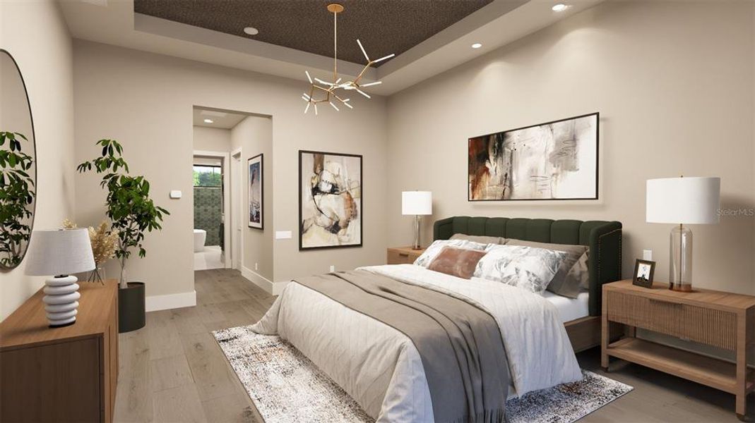 Furnished interior view inside a new home in , Archer (Image 6).