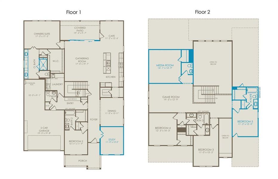 Floorplan layout of home