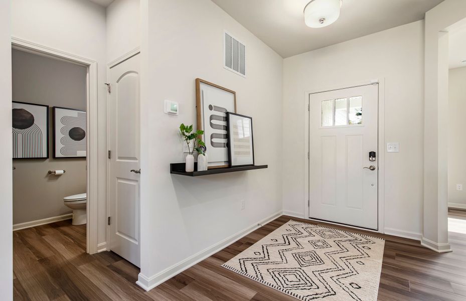 Furnished interior view inside a new home in Forest Creek, Waxhaw (Image 13). Furnished interior view inside a new home in Forest Creek, Waxhaw (Image 13).
