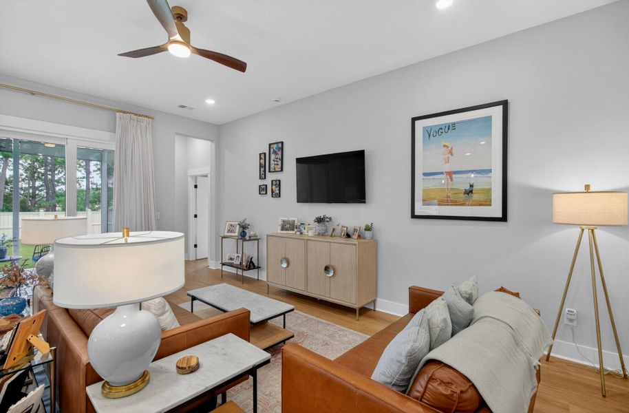 Furnished interior view inside a new home in , Summerville (Image 7).