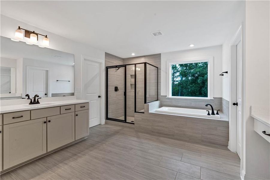 Furnished interior view inside a new home in Palmer Falls, Douglasville (Image 12).