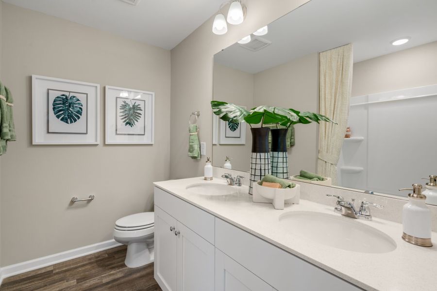 Representative furnished interior of a home built from the Clifton by Mattamy Homes in Magnolia Park Townes, Garner (Image 15).