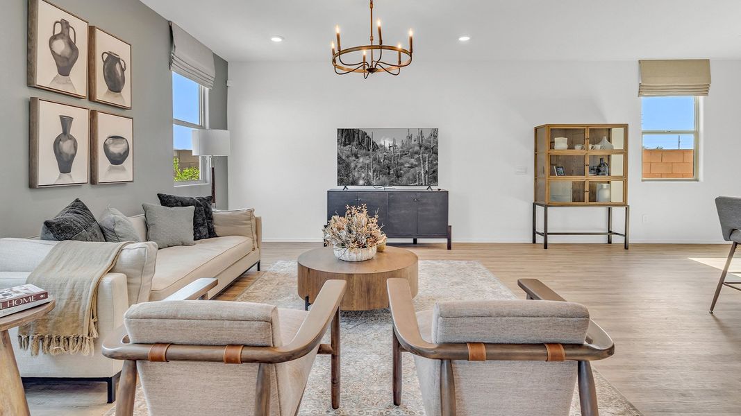 Furnished interior view inside a new home in Hanson Ridge, Vail (Image 11).