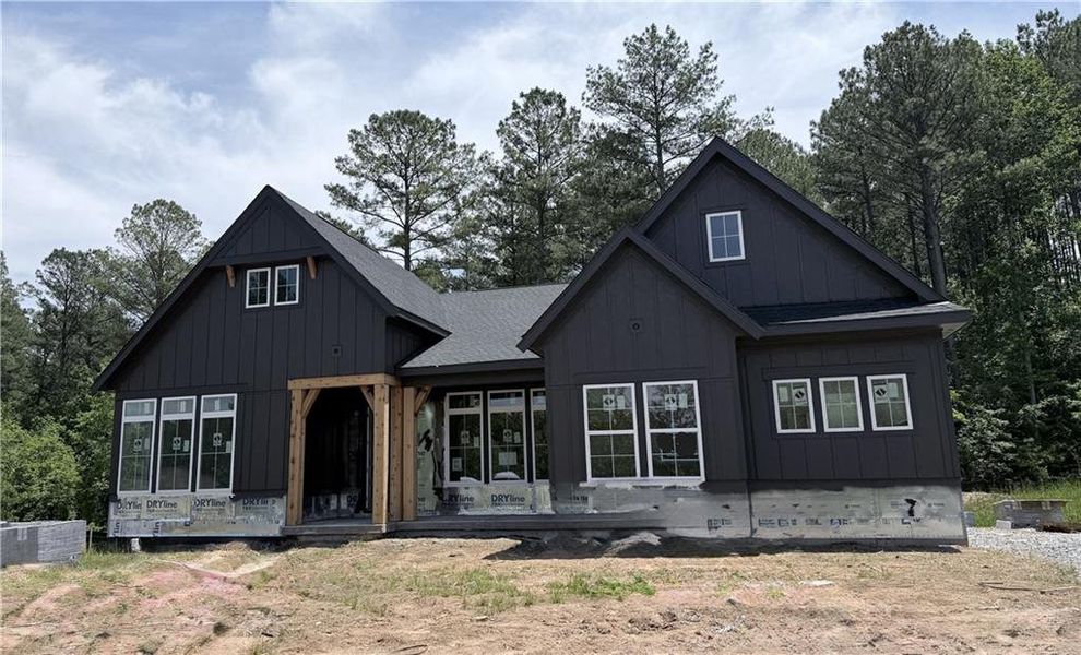 In-progress construction of a new home in Governor’s Preserve, Canton, GA (Image 5).