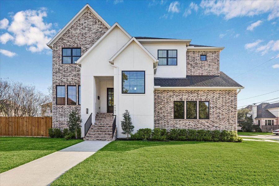 Front exterior of a new home in , Houston, TX, highlighting curb appeal (Image 2).