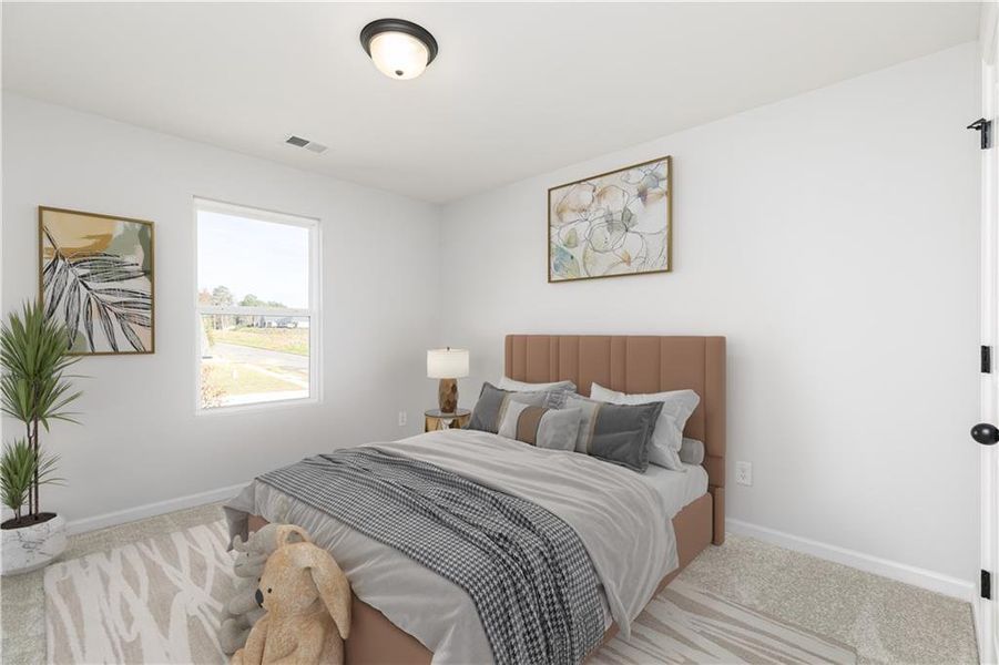 Furnished interior view inside a new home in Riverside Ridge, Lawrenceville (Image 9).