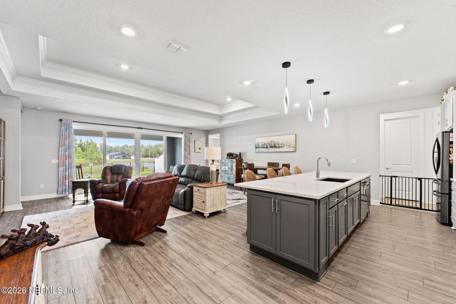 Furnished interior view inside a new home in Bradley Creek, Green Cove Springs (Image 7). Furnished interior view inside a new home in Bradley Creek, Green Cove Springs (Image 7).