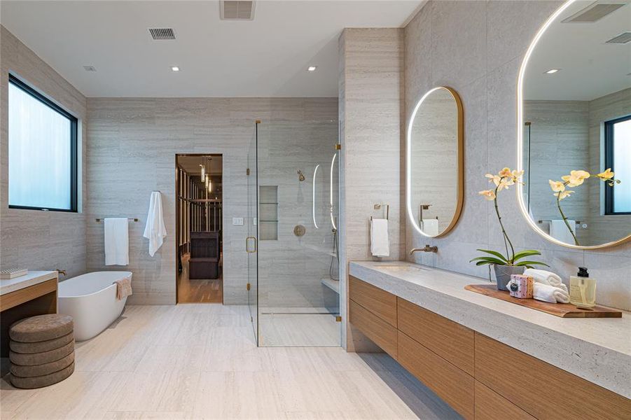 Furnished interior view inside a new home in , Dallas (Image 18). Furnished interior view inside a new home in , Dallas (Image 18).