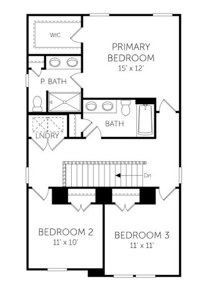 2D floor plan layout of this home in Paddington Station at Knightdale Station, Knightdale, NC (Image 4). 2D floor plan layout of this home in Paddington Station at Knightdale Station, Knightdale, NC (Image 4).