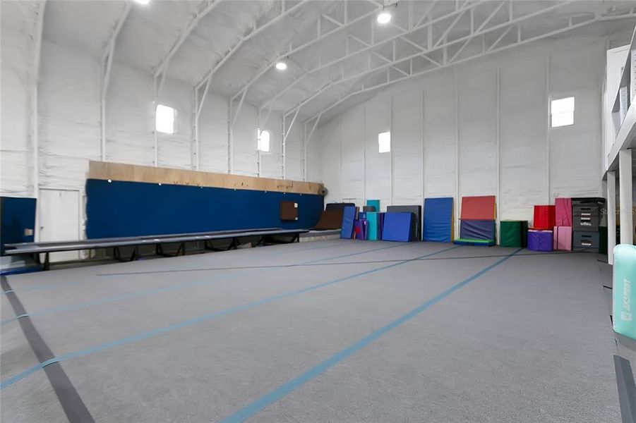 Owner plans to remove entirety of tumbling equipment prior to sale Owner plans to remove entirety of tumbling equipment prior to sale