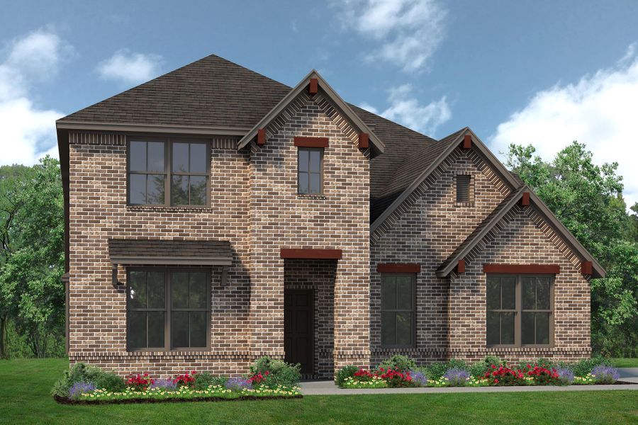 Representative exterior photo of a completed home built from the Concept 2870 by Risewell Homes in Silo Mills, Joshua, TX (Image 9). Representative exterior photo of a completed home built from the Concept 2870 by Risewell Homes in Silo Mills, Joshua, TX (Image 9).