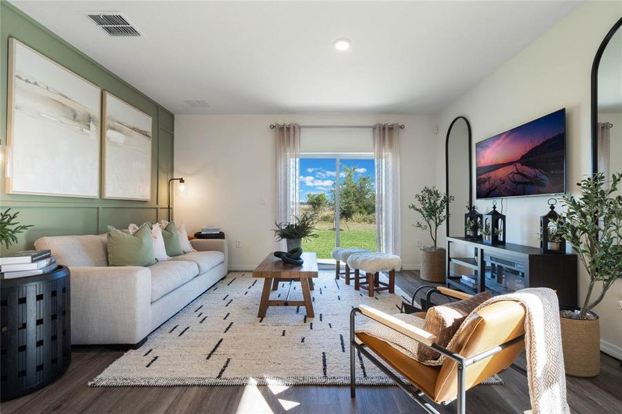 Furnished interior view inside a new home in , Haines City (Image 11).